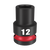 Order In - Milwaukee SHOCKWAVE™ Standard 6 Point Impact Socket 12 MM 1/2" Drive - 49666244