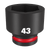 Order In - Milwaukee SHOCKWAVE™ Standard 6 Point Impact Socket 43 MM 3/4" Drive - 49666381