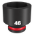 Order In - Milwaukee SHOCKWAVE™ Standard 6 Point Impact Socket 46 MM 3/4" Drive - 49666384