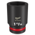 Order In - Milwaukee SHOCKWAVE™ Standard 6 Point Impact Socket 1" Drive 1-13/16" - 49666517