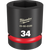 Order In - Milwaukee SHOCKWAVE™ 34mm Standard 6 Point Impact Socket 34mm 1" Drive - 49666599