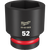 Order In - Milwaukee SHOCKWAVE™ 52mm Standard 6 Point Impact Socket 52mm 1" Drive - 49666608