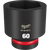Order In - Milwaukee SHOCKWAVE™ 60mm Standard 6 Point Impact Socket 60mm 1" Drive - 49666613