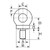 ITM Lifting Collared Eyebolt M10 Thread 0.25T - TM9240-01100