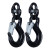 ITM Safety Chain Hook Set Black Components 6 MM Chain 8 MM Max Towing Capacity 2000Kg - TM9804-2000B