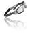BOLLÉ SAFETY SPECS RUSH+ 2.0 SMALL Black/Grey Frame Clear PC lens PLATINUM Anti Scratch/Anti Fog - RUSPSN10A