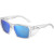 Order In - BOLLÉ SAFETY STKS 420 Crystal Frame Cobalt Mirror Polarised PC Lens Anti Scratch - STK42N55A