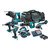 Order In - Makita 40V Max Brushless 6 Piece Combo Kit - DK0250G601
