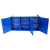 Order In - TRADEQUIP Wall Cabinet Blue 3 Door - 1011T
