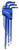 Toleron Ball End Hex Key Set Metric 9pc  - TL90113
