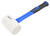 Toleron 16oz/450g Rubber Mallet  White Head Fibreglass Handle - TL90839