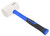 Toleron 32oz/900g Rubber Mallet White Head Fibreglass Handle - TL90841