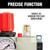 Order In - Jamec Pem Filter Regulator Lubricator Compressed Air BSP Female 1/4" - 063034