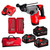 Milwaukee M18 FUEL™ 26mm SDS Plus Rotary Hammer with Drill Bit Kit (2x 6.0Ah HO, 1x FB8, Bag) - M18FH863FHBA