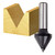 Order In - Carbitool Router Bit TCT 60-Degree V-Groove 25.4 MM 1/4" - T6128
