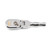 GEARWRENCH Full Polish Chrome Stubby Flex Head Teardrop Ratchet 3/8" Drive 120XP™ 4-3/4" - 81212XP