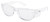 Order In - SafeStyle Classics CCC100 Safety Glasses -UV400 - Clear Frame - Clear Lens