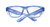 Order In - SafeStyle Fusions FBLC100 Safety Glasses - UV400 - Blue Frame - Clear Lens