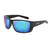 Order In - SafeStyle Keels SKE091-030401 Safety Glasses - Matte Black Frame - Mirrors Blue Polarised Lens
