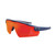 Order In - SafeStyle Phantoms PHMNRT100 Safety Glasses - Matte Navy Frame - Red Reflector Lens
