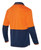 Order In - Workhorse MSH102 Men's Two-Tone High Visibility Long Sleeve Polo - Polyester - Orange/Navy