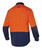 Order In - Workhorse MSH003 Work Shirt - Men - Two-Tone - High Visibility - Classic - Long Sleeve - Cotton - Orange/Navy