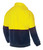 Order In - Workhorse MFL006 Men's Two-Tone High Visibility 1/4 Zipped Polar Fleece - Yellow/Navy