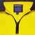 Order In - Workhorse MFL006 Men's Two-Tone High Visibility 1/4 Zipped Polar Fleece - Yellow/Navy