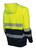 Order In -Workhorse MFL017 Fleece Hoodie - Men - 2-Tone - Segmented Tape - Polyester/Cotton - Yellow/Navy