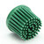 Order In - 3M Scotch-Brite 61500129830 Green Roloc Bristle Disc 25mm - 50 Grit