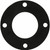 Order In - Full Face Insertion Flange Gasket - 4" x 1/8" - Table E - Garlock
