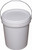 Order In -Pail with Lid Food Grade Plastic - White - 20L