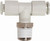 Order In - SMC - Resin Fitting - Tee - 6mm x 1/8" - KQ2T06-01NS1
