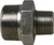 Order In - AAP Nipple - Hexagon, Reducing - Carbon Steel - Screw - BSPT - 3000L - 1-1/4inch X 1inch - PN3225B