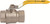 Order In - Ball Valve - 1-Piece - NP Brass - Full Bore - Screw - AGA Certified - 50 mm - 2" - F&F - BSPT - 1050 kPa - V50LO