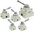 Order In - SMC Valve - Hand P/Mount - 4/2 1/4inch - VH212-02