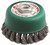 Order In - SIT TU131SS Stainless Steel Twist Knot Wire Cup Brush - 120 X 14mm