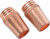 Order In - TWN24CT16 Nozzle CT Fixed - Suits Tweco No4 MIG Gun - Heavy Duty - Short - 16mm - Pack of 2