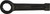 Order In - Slogging Wrench - Flat Ring - 115 mm Drive - Carbon Steel - Black - 3310 - JBS