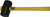 Order In - Mallet - 74 mm - Rubber Head - Fibreglass Handle - Black - 750 g - TH954FG - Thor Hammer