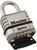Order In - Master Lock - Combination Padlock - Stainless Steel - 57x8x28mm