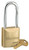 Order In - Master Lock - 6840LJK High Security Padlocks - Brass Case Stainless Steel Shank - Pro Series - 44 x 8 x 62mm