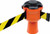 Order In - Skipper Safety Barrier - Retractable - Black/Yellow - 9m