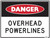 Order In - PROSAFE Construction Sign - Danger - Overhead Powerlines - Polypropylene - 600mm x 450mm