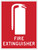 Order In - PROSAFE Construction Sign - Fire Equipment - Fire Extinguisher - Polypropylene - 600mm x 450mm