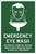 Order In - PROSAFE Emergency Information Sign - Emergency Eye Wash - Colorbond Steel - 300mm x 225mm