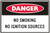 Order In - PROSAFE Danger Sign - No Smoking No Ignition Sources - Metal - 600mm x 450mm
