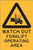 Order In - PROSAFE Warning Sign - Watch Out Forklift Operating Area - Polypropylene - 600mm x 450mm