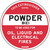 Order In - PROSAFE Fire Equipment Sign - Extinguisher Powder B(E) - Polypropylene - 200mm