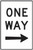 Order In - PROSAFE Traffic Sign - One Way - Right Arrow - Metal - 450mm x 400mm